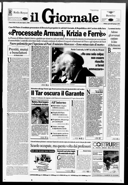 Il giornale : quotidiano del mattino